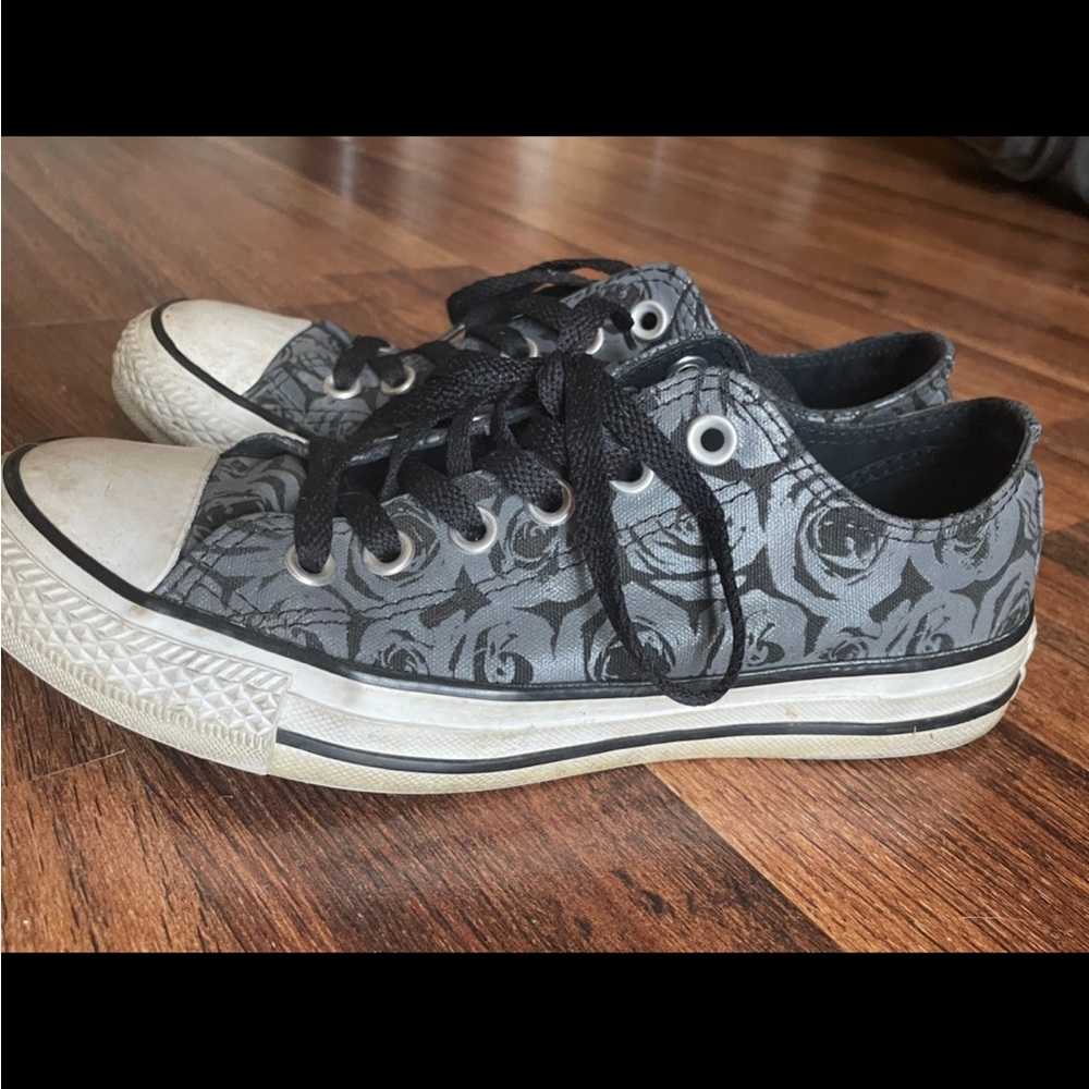 Black and grey rose CONVERSE